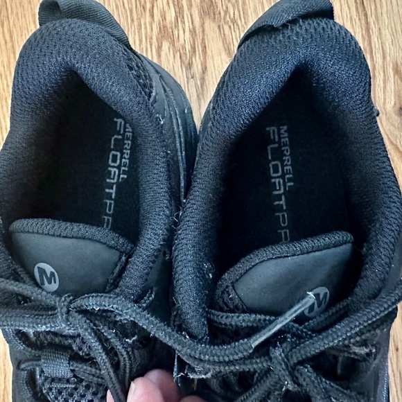 Merrell Kids Moab Speed Low Waterproof (Little Kid) in Black - Size 1 - Picture 9 of 11